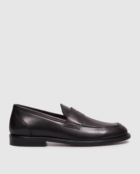 Kiton Black loafers USSA508N00100