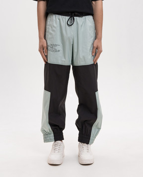 Off-White Green joggers 44MCJ03KS26F001