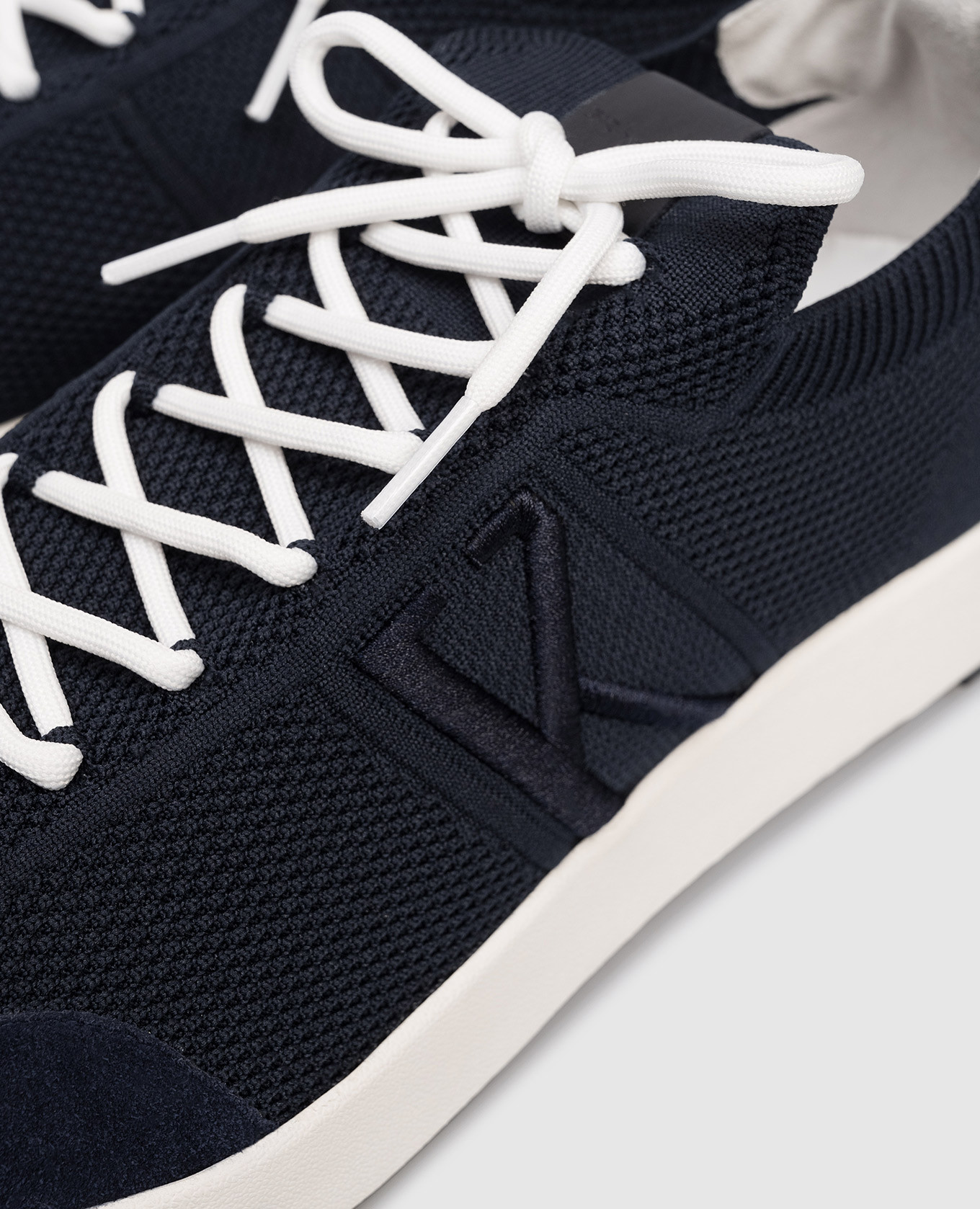 

Blue combination sneakers with monogram Kiton