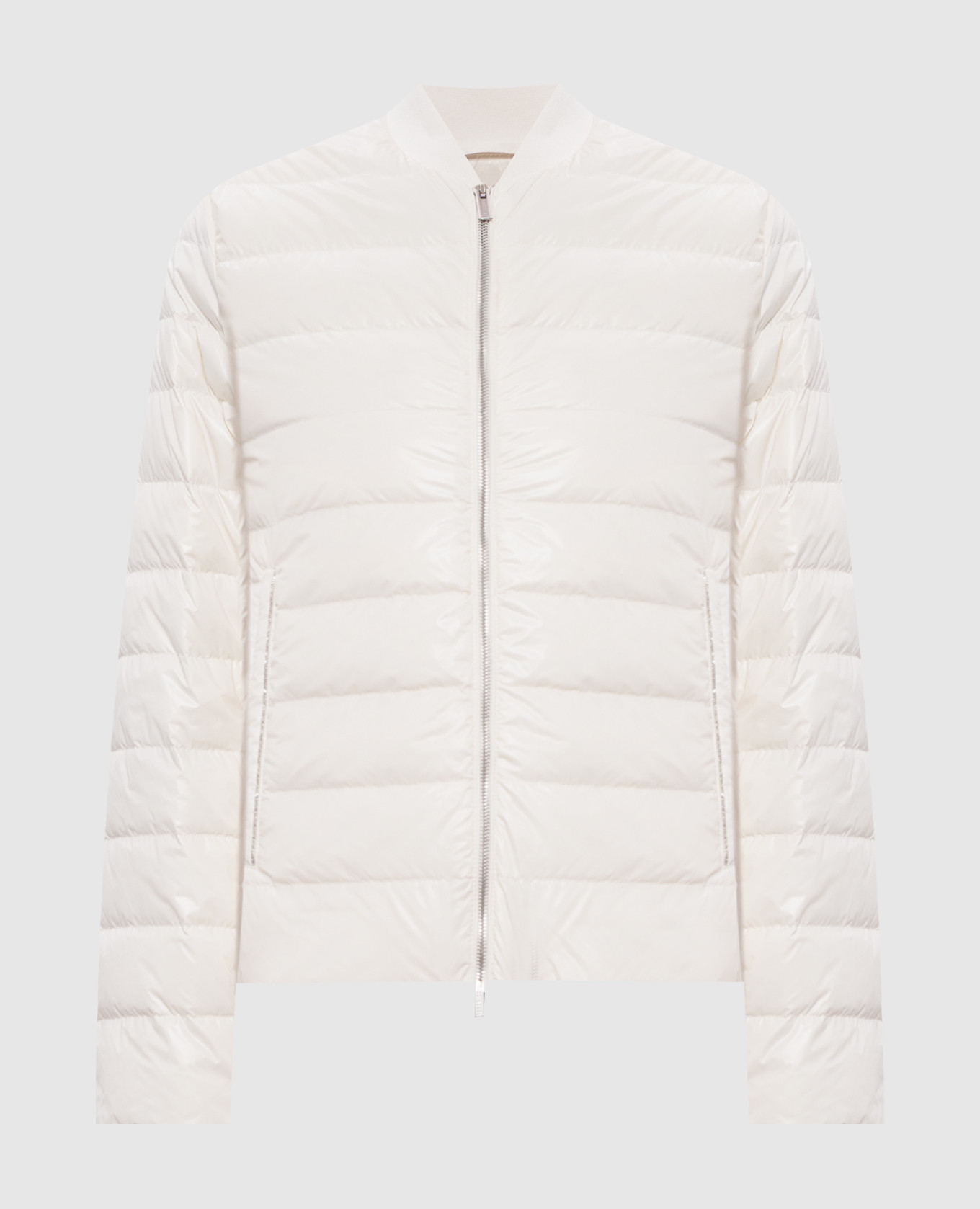 

White down jacket with chain Peserico