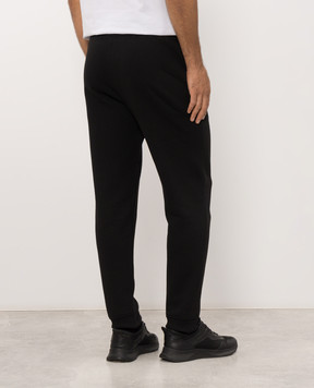 Trussardi Black insulated track pants with embroidered logo P8148000087NMP318F09