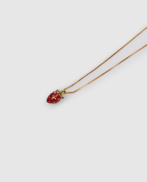 Saint Laurent Strawberry gold chain 859898Y1521