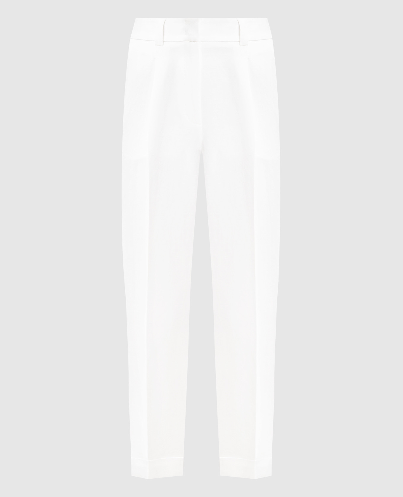 White linen pants