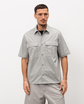 C.P. Company Metropolis Gray shirt with logo LSH023A006472A