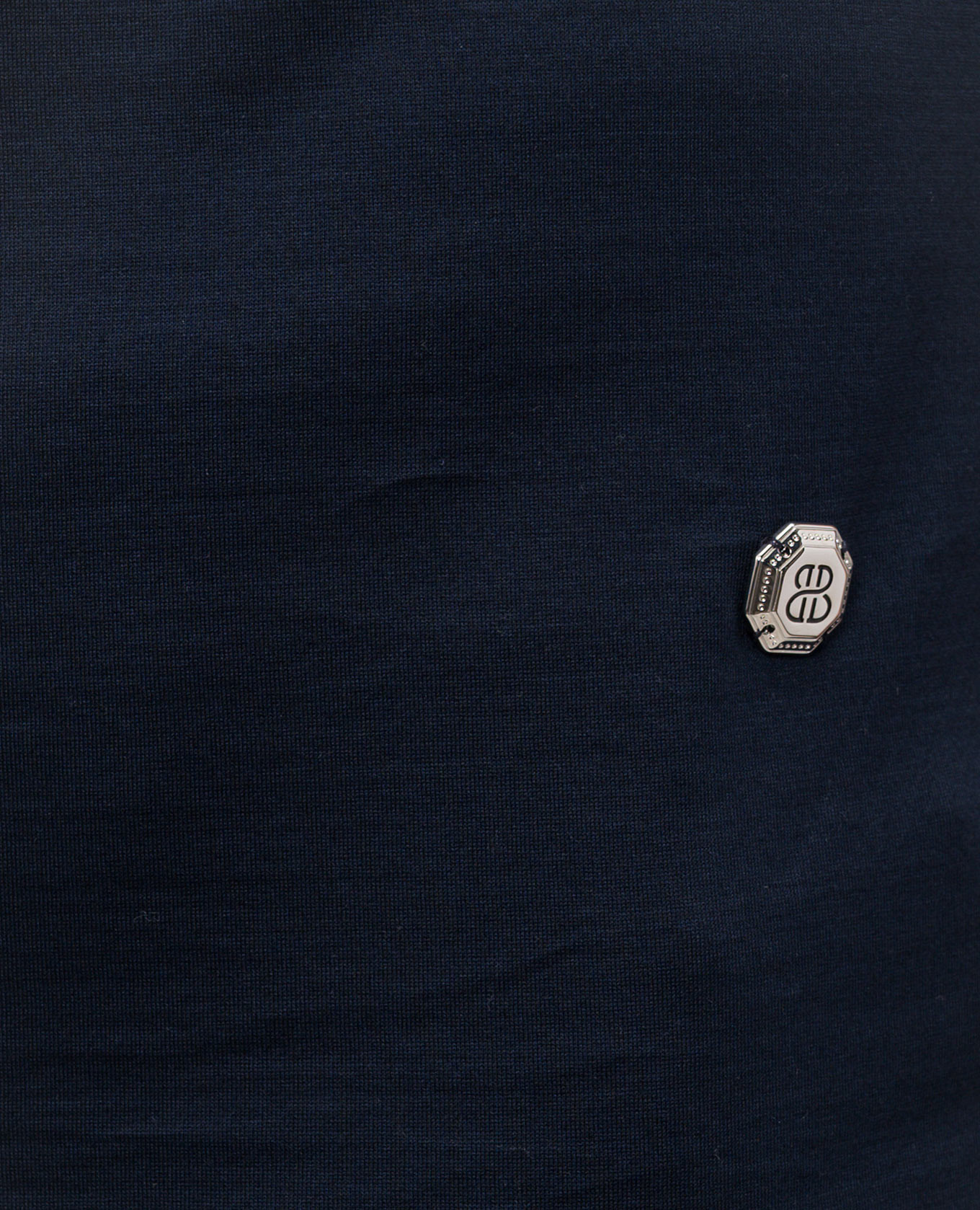 Blue T-shirt with emblem Bertolo Cashmere 5