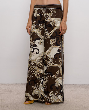 Alemais Brown Otis linen pants 7260P