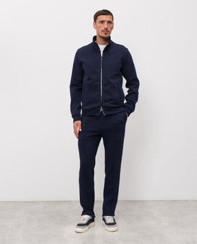 MooRER CRISPIN blue sports jacket CRISPINFELPAIT