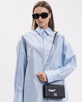 Off-White Black leather crossbody bag OWWNR04F26LT01