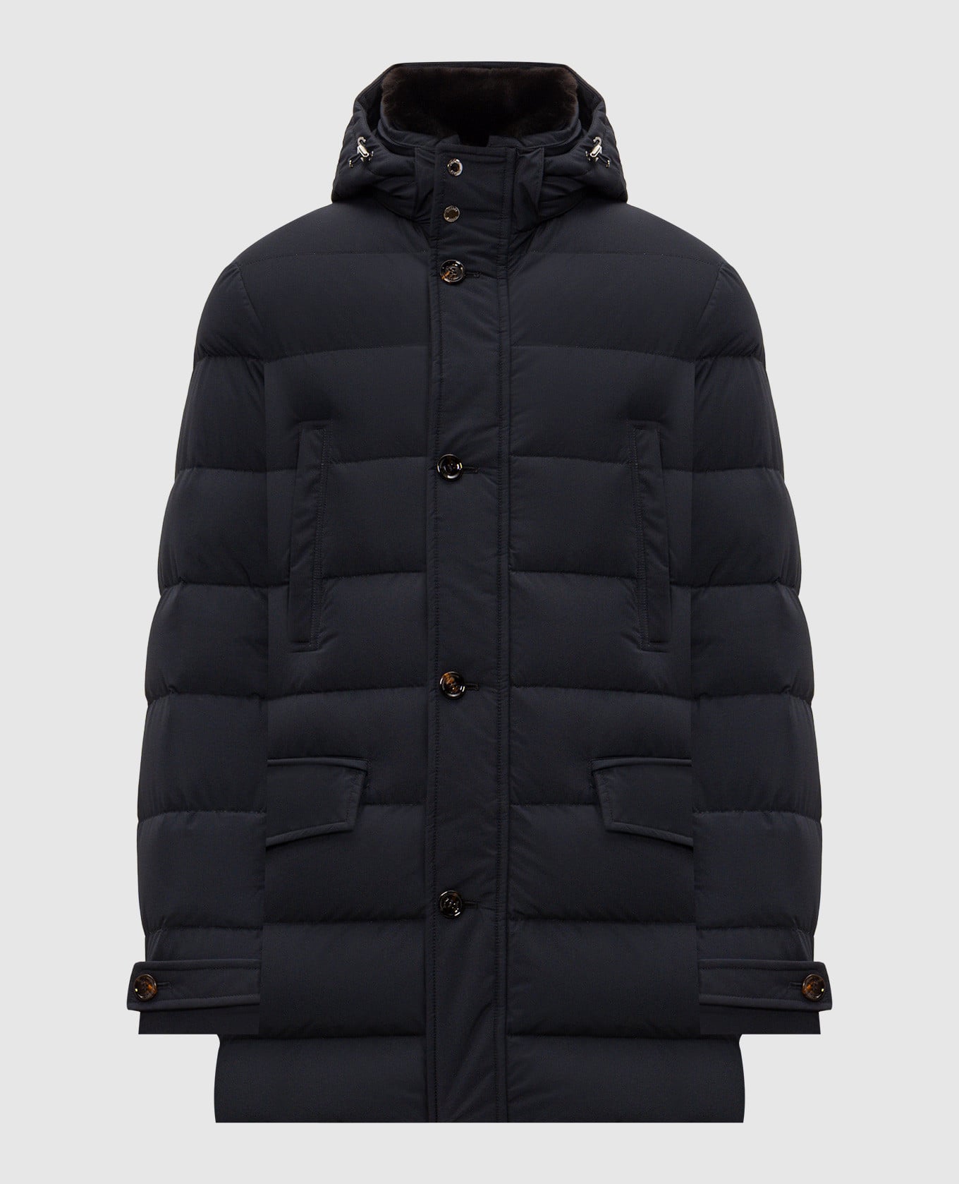 Blue down jacket SATURNO