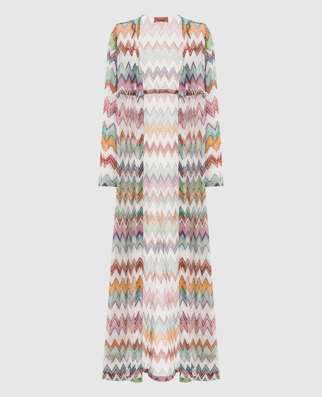 

White cape with branded pattern Missoni