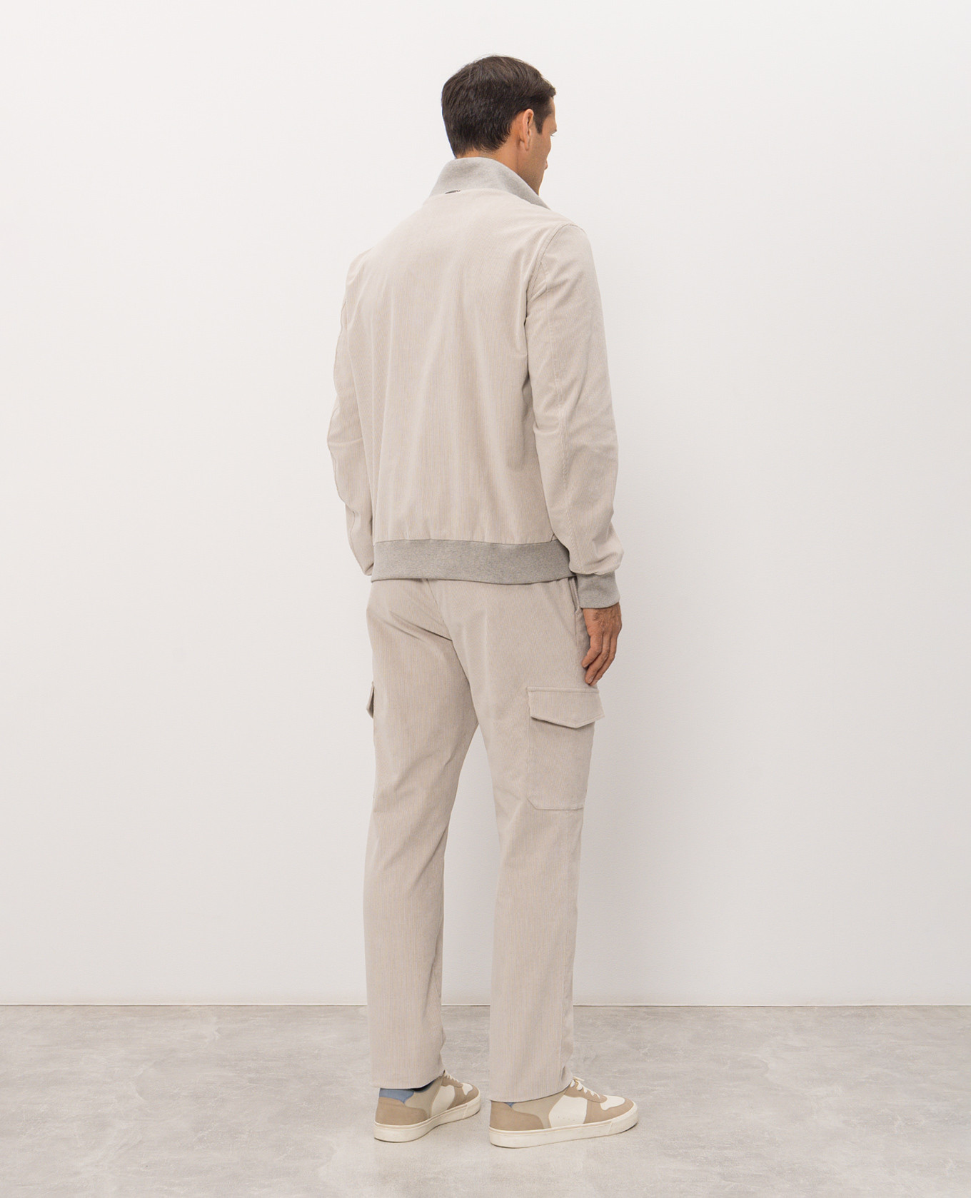 Gray velour tracksuit CAPOBIANCO 3