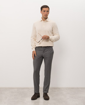 Bertolo Cashmere Gray pants 000305001391