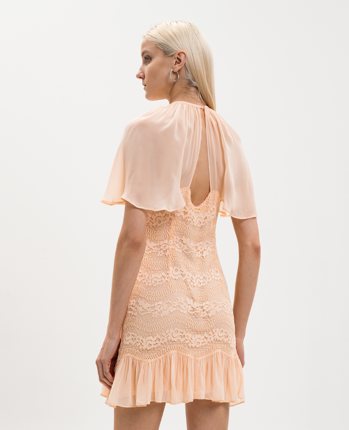 

Beige dress with lace Twinset