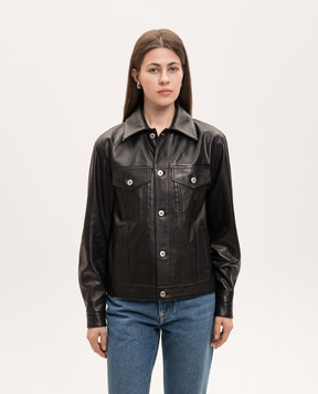 Bottega Veneta Black leather jacket 857932V61D0