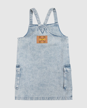 Off-White Children's blue denim sundress 44GYM007S26D001