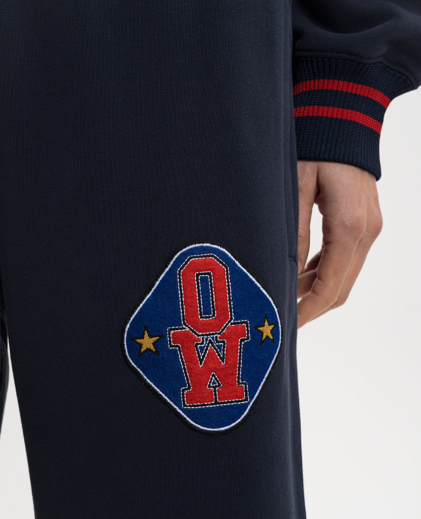 

Blue joggers with logo patch Off-White