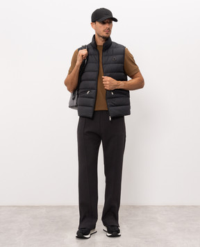 Moncler Brown T-shirt with patch L20918C000438390T