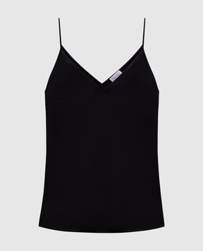 Brunello Cucinelli Black silk top M0C59BD802
