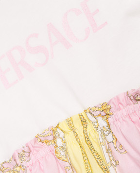 Versace Children's dress with logo print 10185391A17236