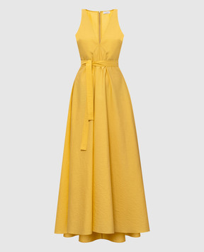 Brunello Cucinelli Yellow dress with belt MPF79AHY81