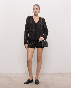 Twinset Black patterned cardigan 262TP3360