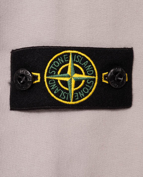 Stone Island Children's gray sweatshirt with polo collar L2S166100012S0A201012