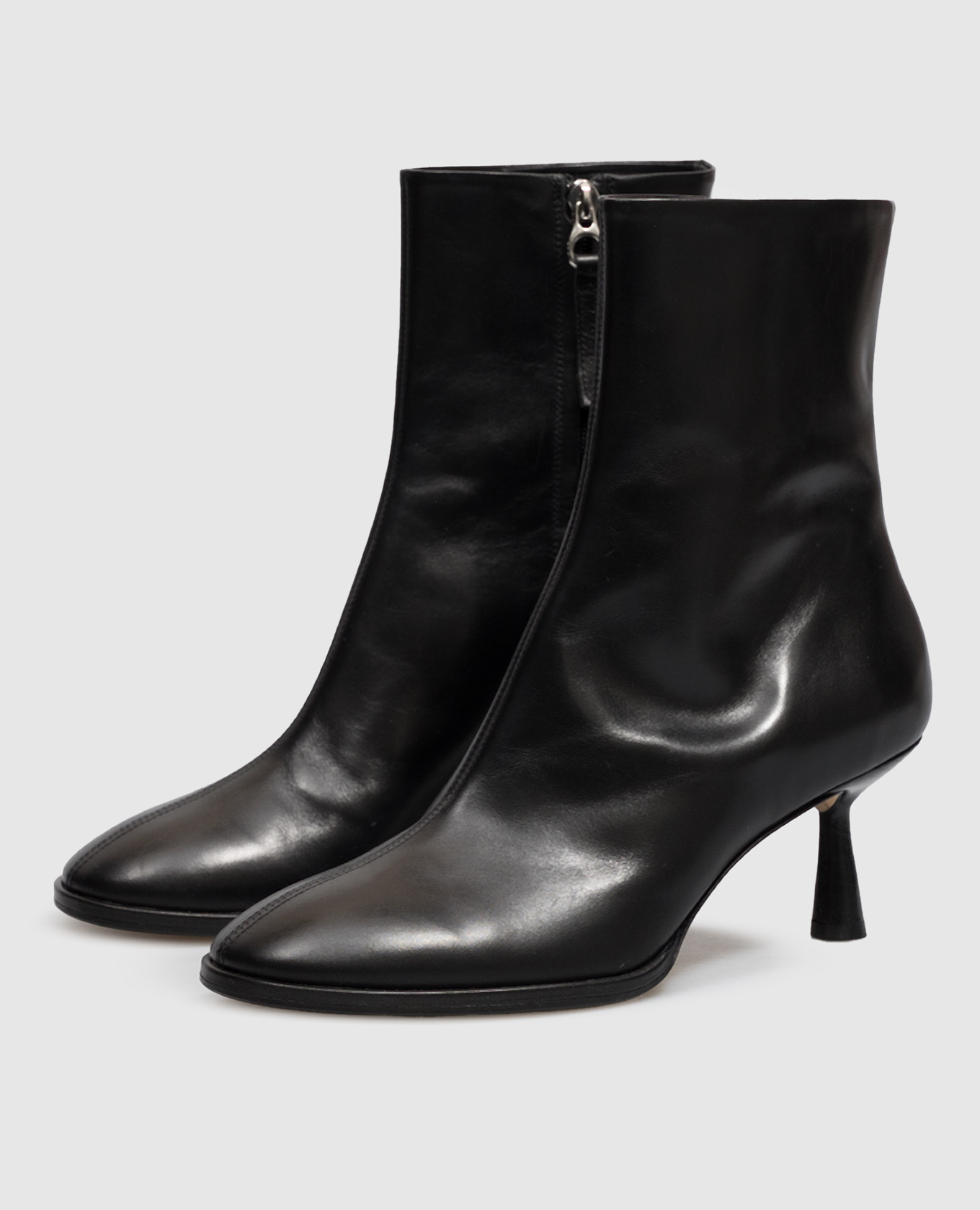 Dorothy black leather ankle boots Aeyde 2