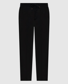 Brunello Cucinelli Black wool pants ME226E1710