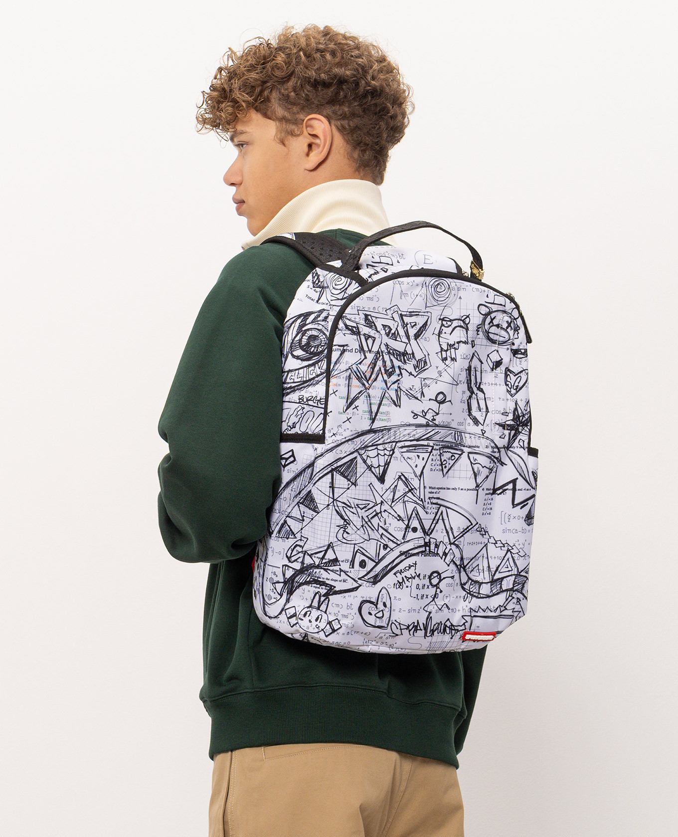 Children's white backpack CLASS DISMISSED Sprayground 2