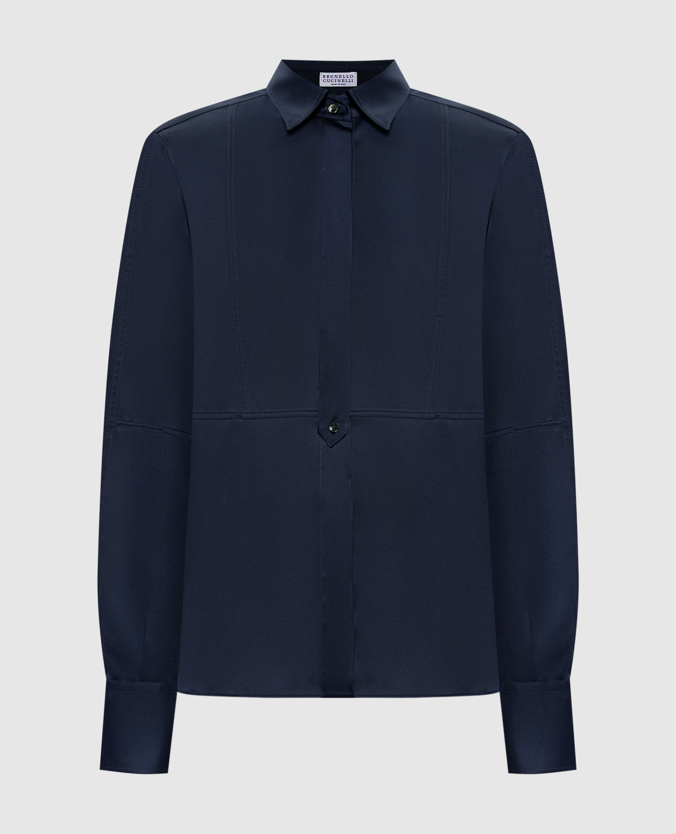 

Blue silk blouse Brunello Cucinelli