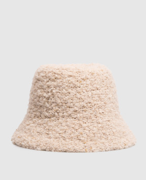 Peserico Beige alpaca wool panama hat E36238C0CC964
