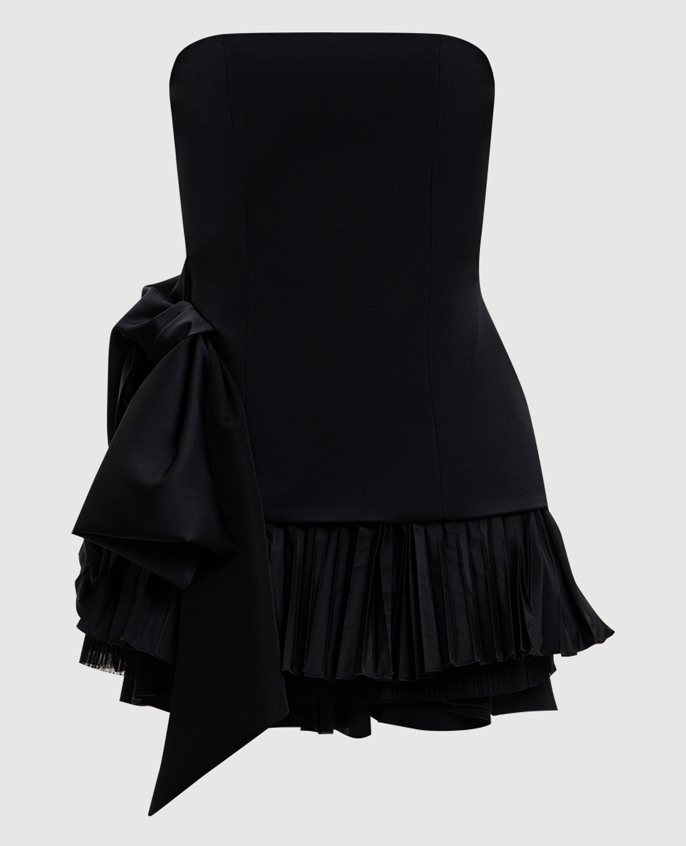 

Black mini dress with bow Alexander McQueen