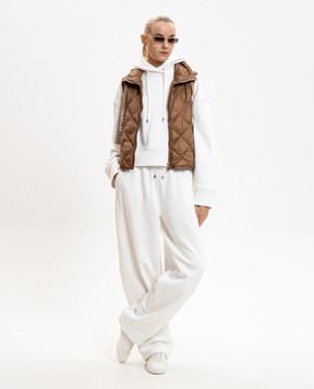 Max Mara Brown quilted vest TREGIC TREGIC