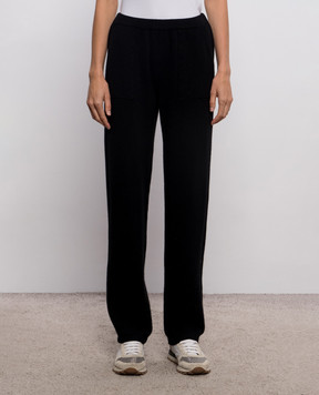 Simonetta Ravizza Kiki black cashmere pants F06KN111T10JA