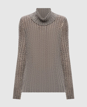 Twinset Beige sweater with wool 262TT3401