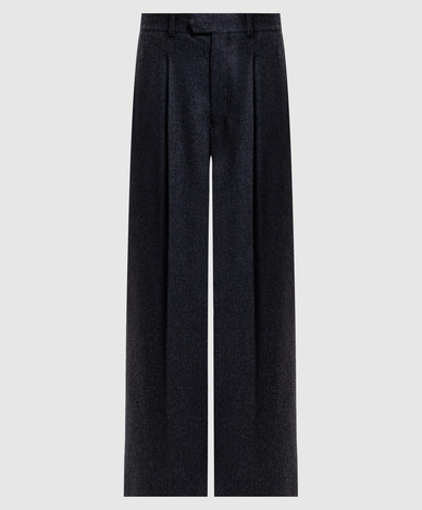 Gray wool pants