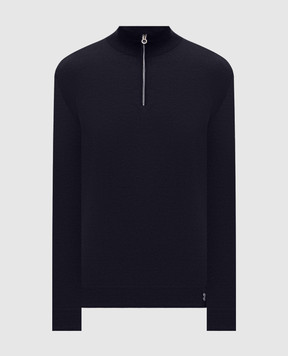 Stefano Ricci Blue wool, silk and cashmere jumper KE08004L01E26374