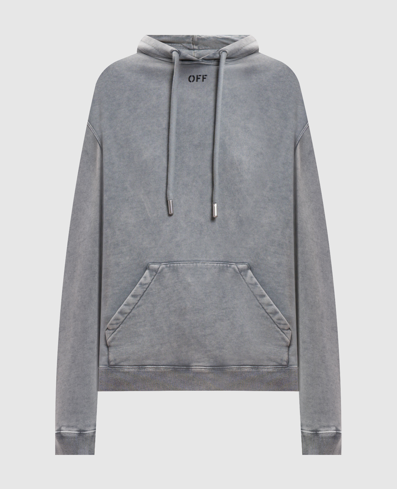 Gray hoodie with print Off-White