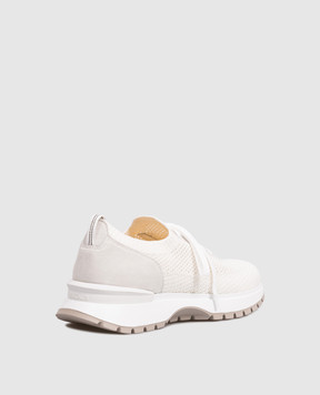 Doucal's White sneakers with logo DD8765WHINPZ849