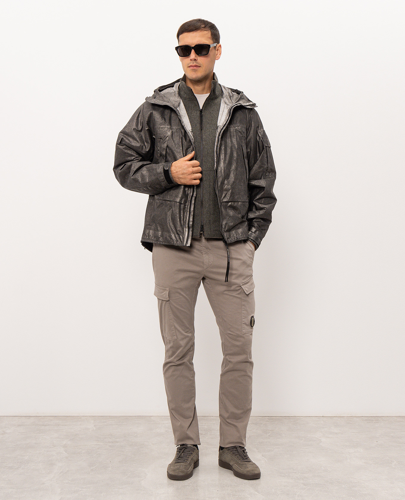 Gray Nano Titanium Jacket C.P. Company Metropolis 2