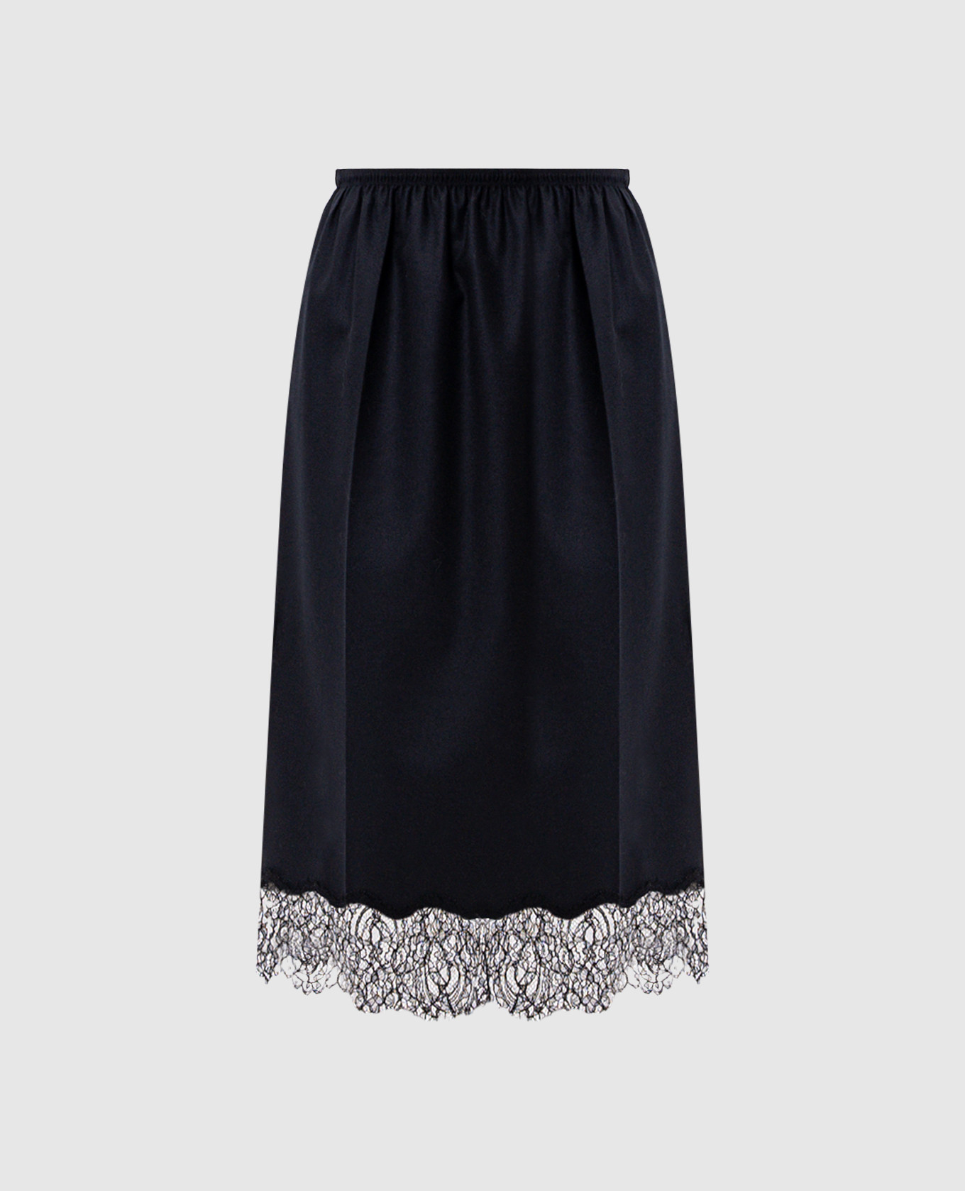 Black skirt with wool and silk Carven