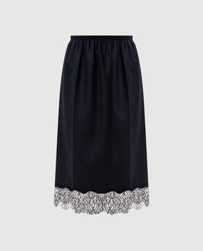 Carven Black skirt with wool and silk 6262K21045