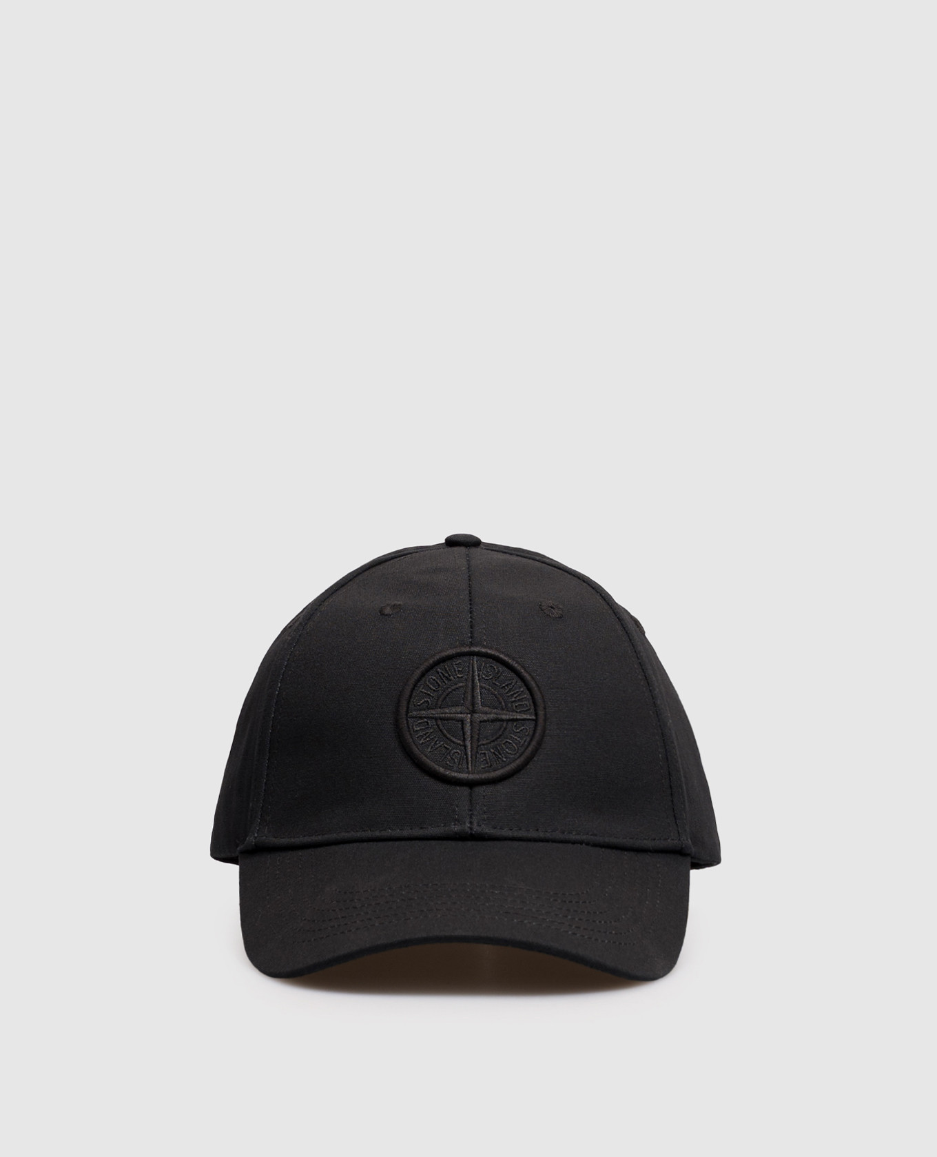 Black cap with embroidery