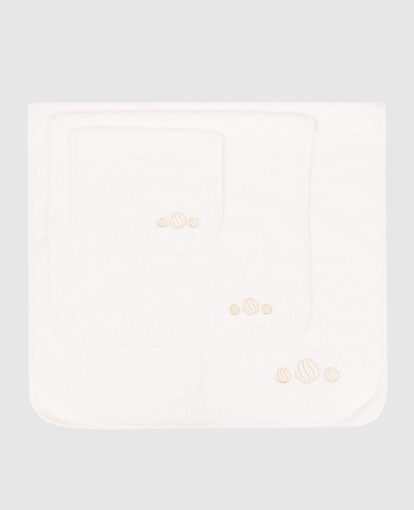 

ENCHANT patterned terry towel set Graccioza, White