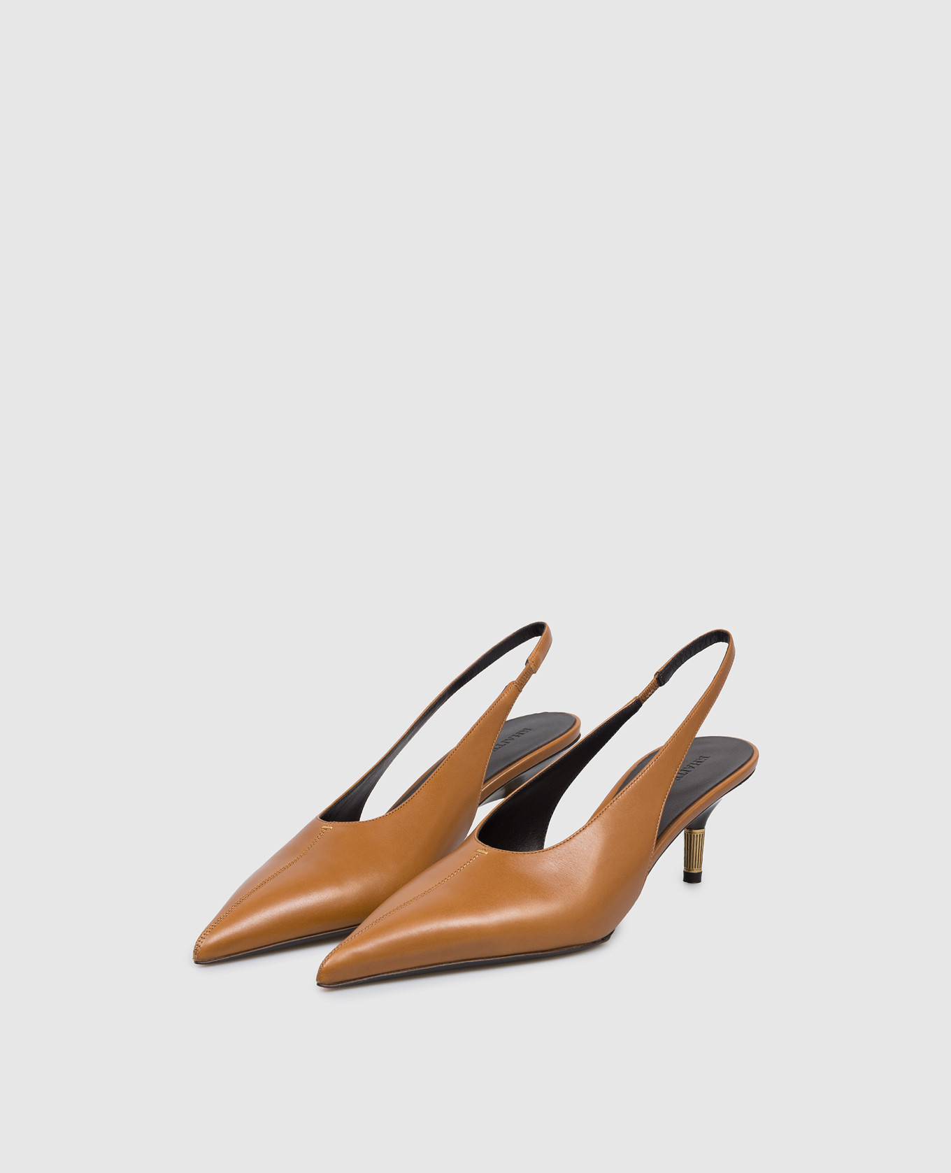 

Bella brown leather slingbacks Khaite