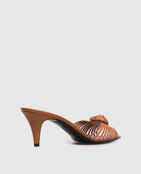 Valentino Royal brown leather mules 8W2S0LV0DMD