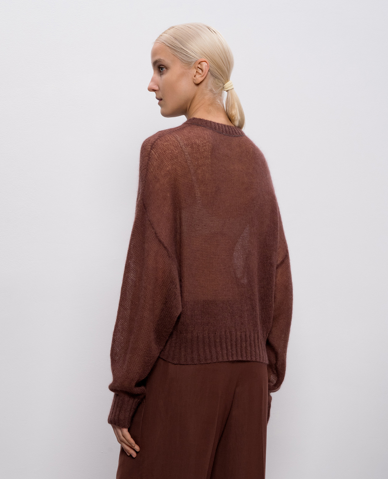 Brown wool sweater Brunello Cucinelli 4