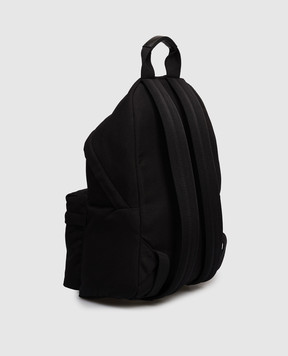 Palm Angels Black backpack with logo embroidery PMNB015S24FAB001
