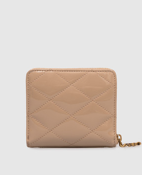 Saint Laurent Beige patent leather wallet 862522AAGGC