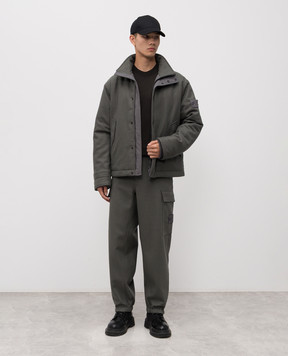 Stone Island Grey wool joggers K2S153100021S0F24